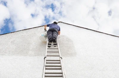 Peinture extérieure à Geüs-d'Oloron — façades et ravalement